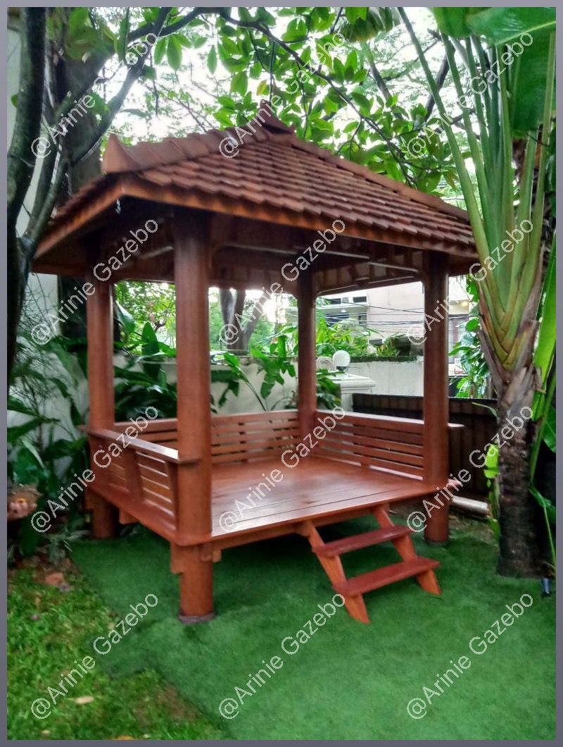 Harga Pembuatan Gazebo Kayu Kelapa di Temanggung
