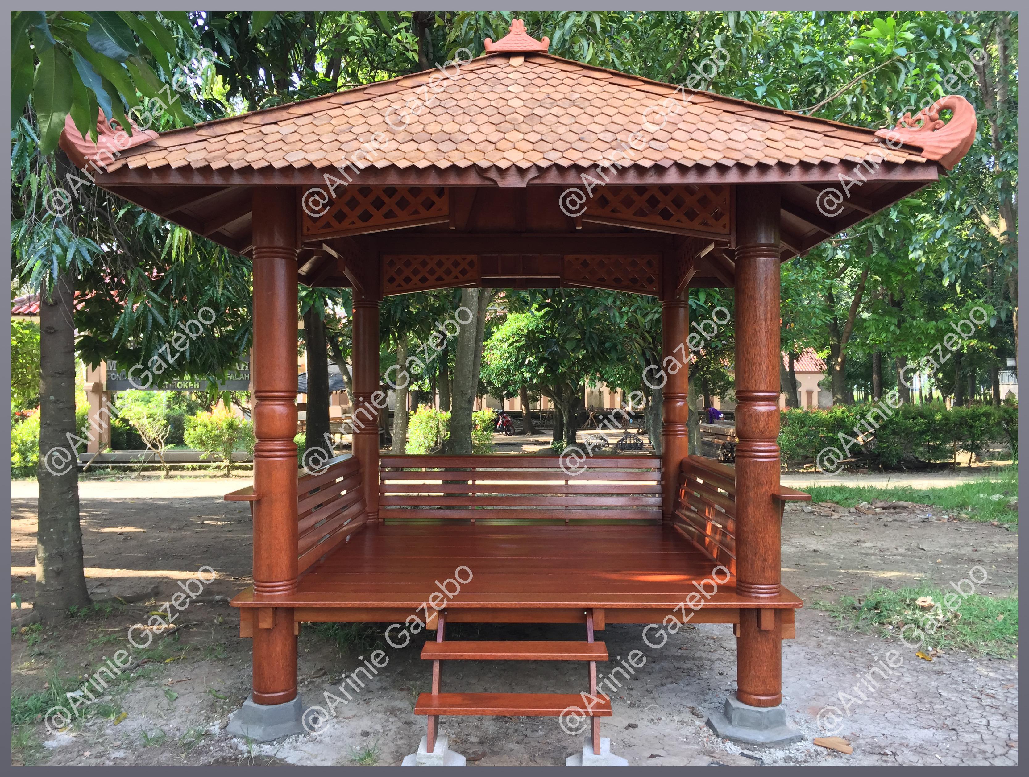 Harga Pembuatan Gazebo Di Taman di Lebak