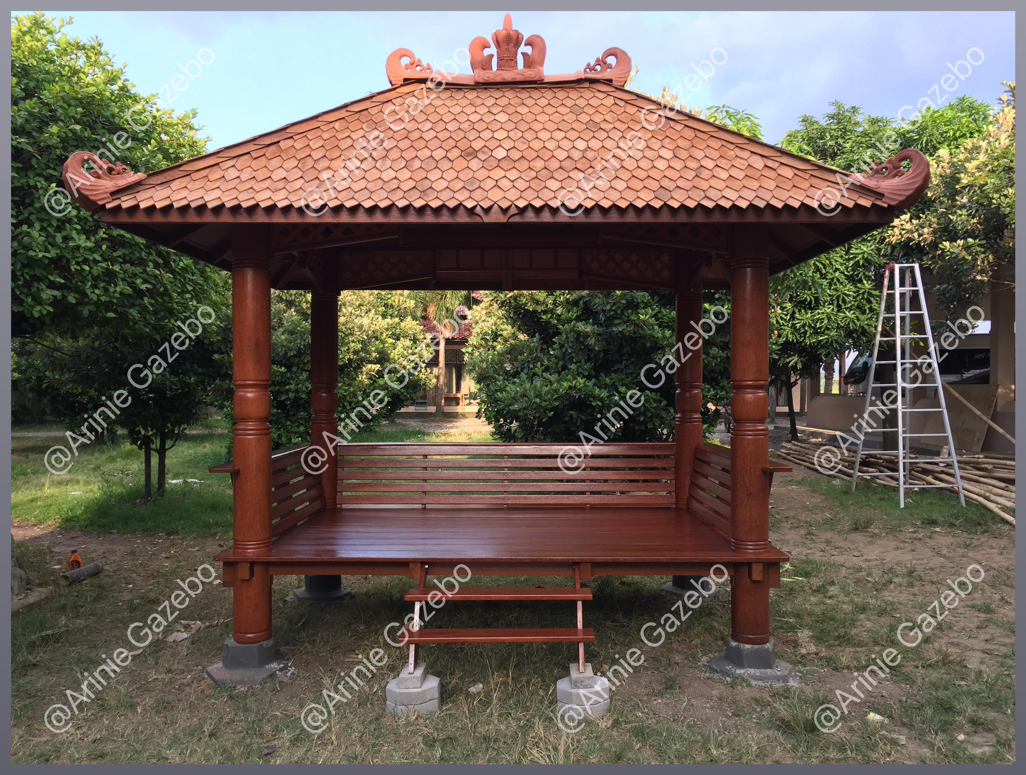 Jasa Pembuatan Gazebo Dari Tembok di Mojosari