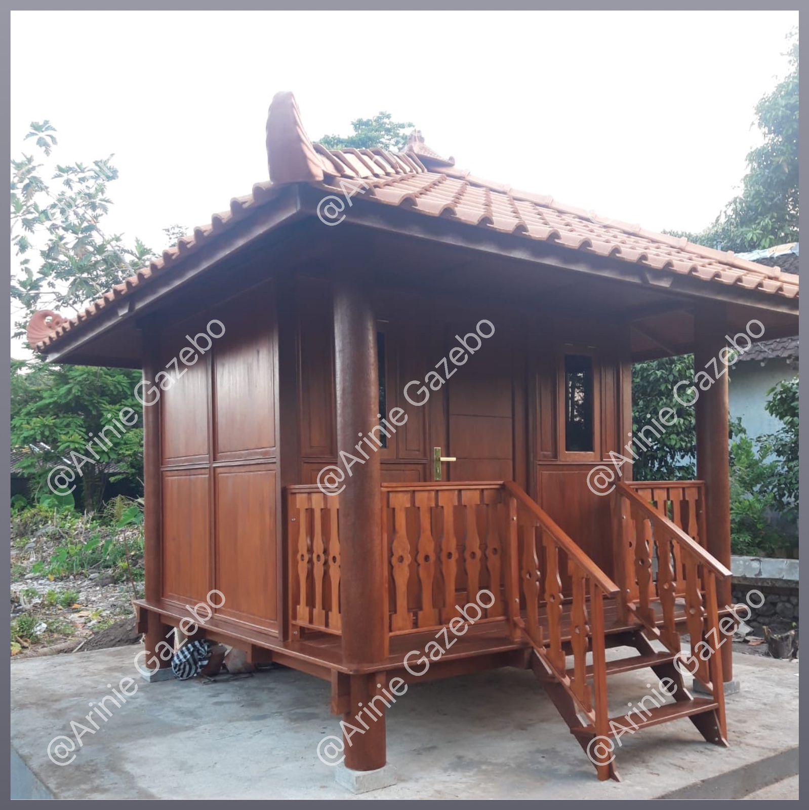 Pembuatan Gazebo Kolam Ikan di Bantul