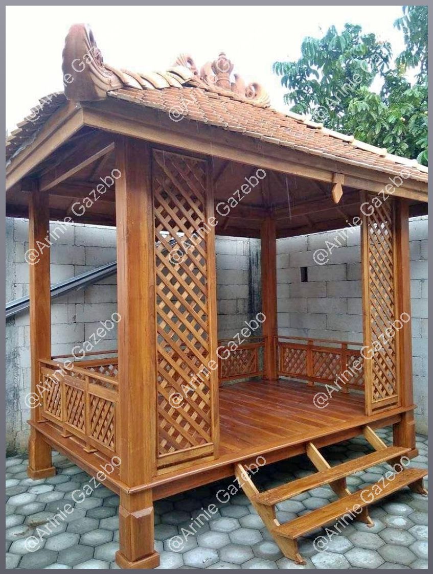 Pengrajin Gazebo Minimalis di Tuban Pengrajin Gazebo Minimalis di Tuban