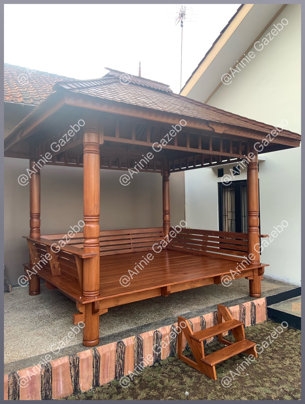 Jasa Pembuatan Pergola Gazebo 4x3 di Ciamis Jasa Pembuatan Pergola Gazebo 4x3 di Ciamis