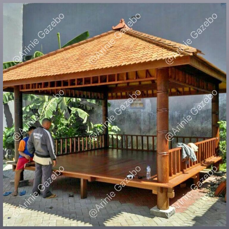 Biaya Pembuatan Gazebo Glugu di Bekasi