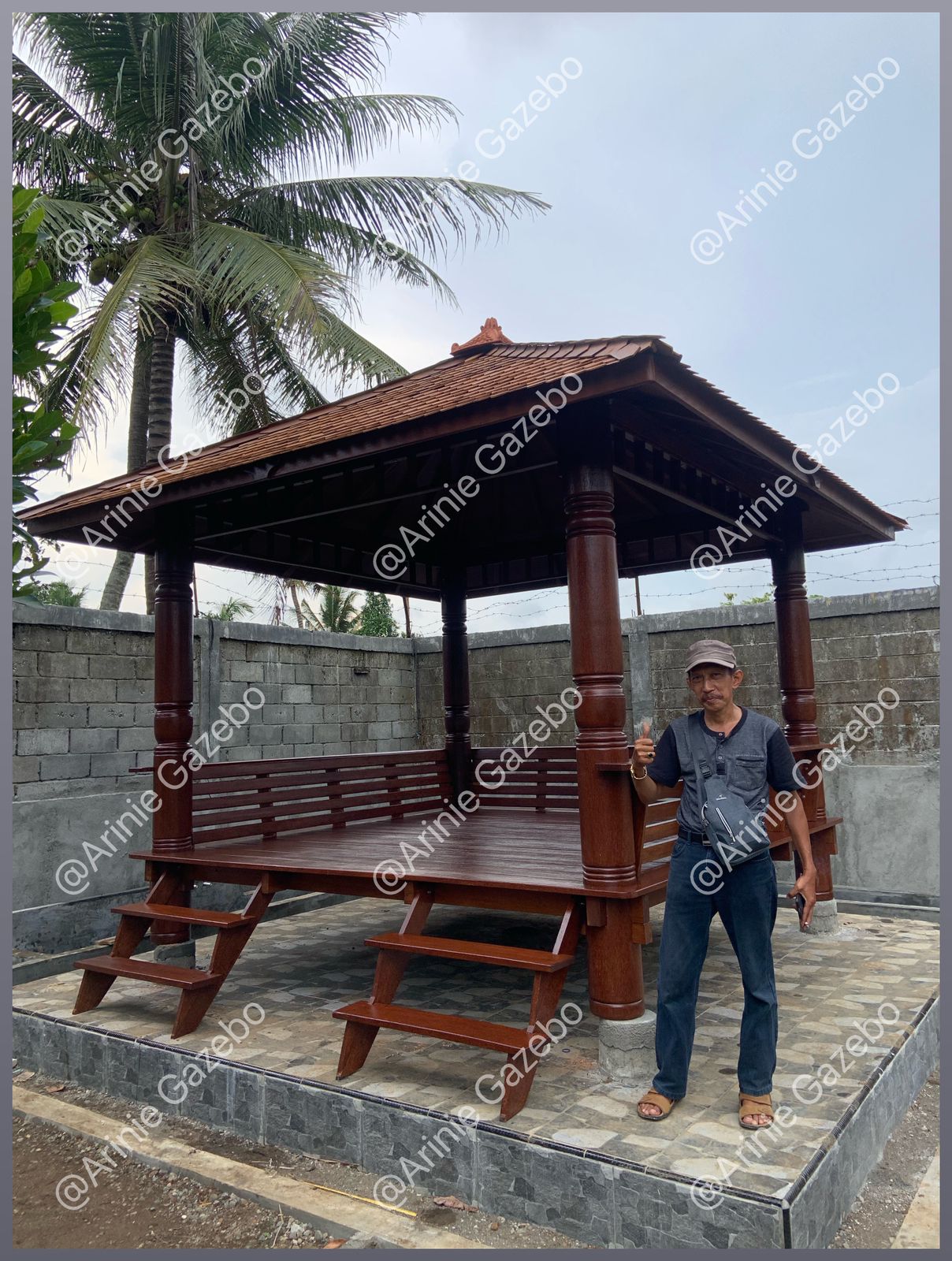 Biaya Pengrajin Gazebo Depan Rumah Minimalis di Soreang