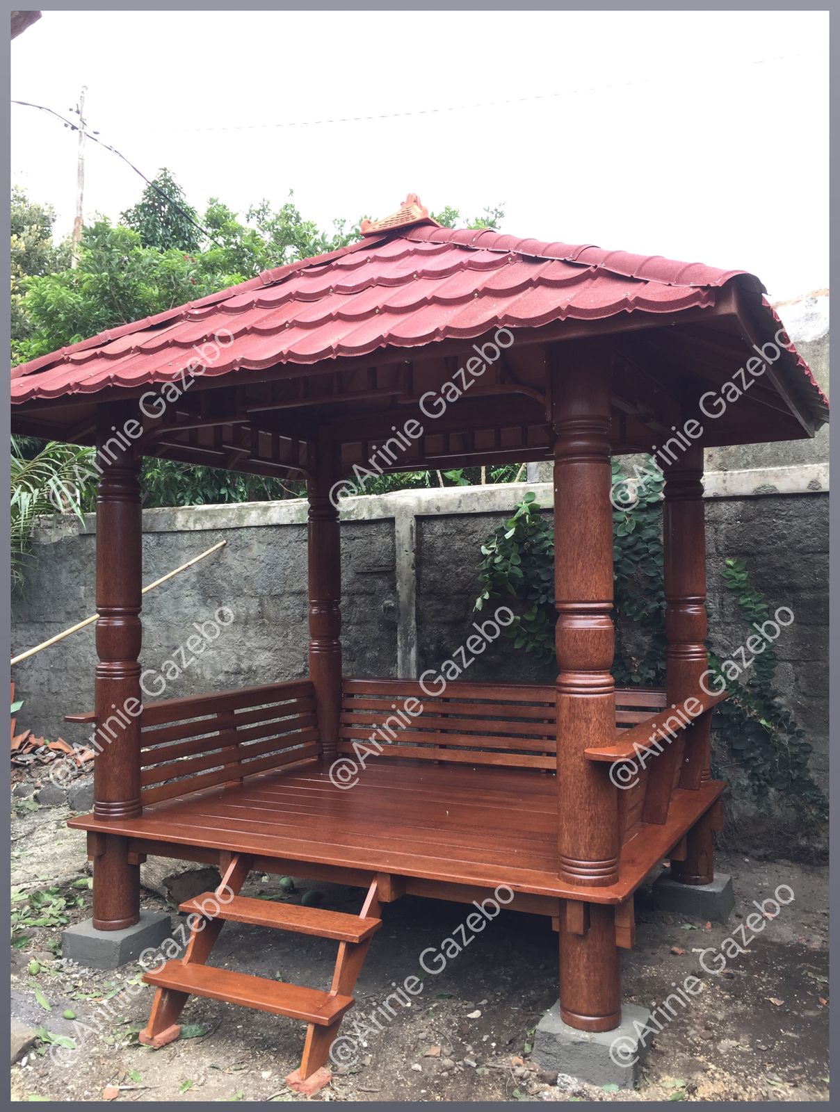 Harga Pengrajin Gazebo Kayu Jati di Surakarta